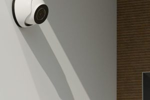 cctv camera on outside of office building