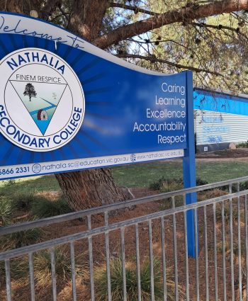 sign outside nathalia secondary college