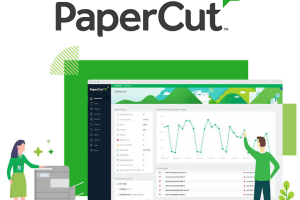 papercut logo and illustration